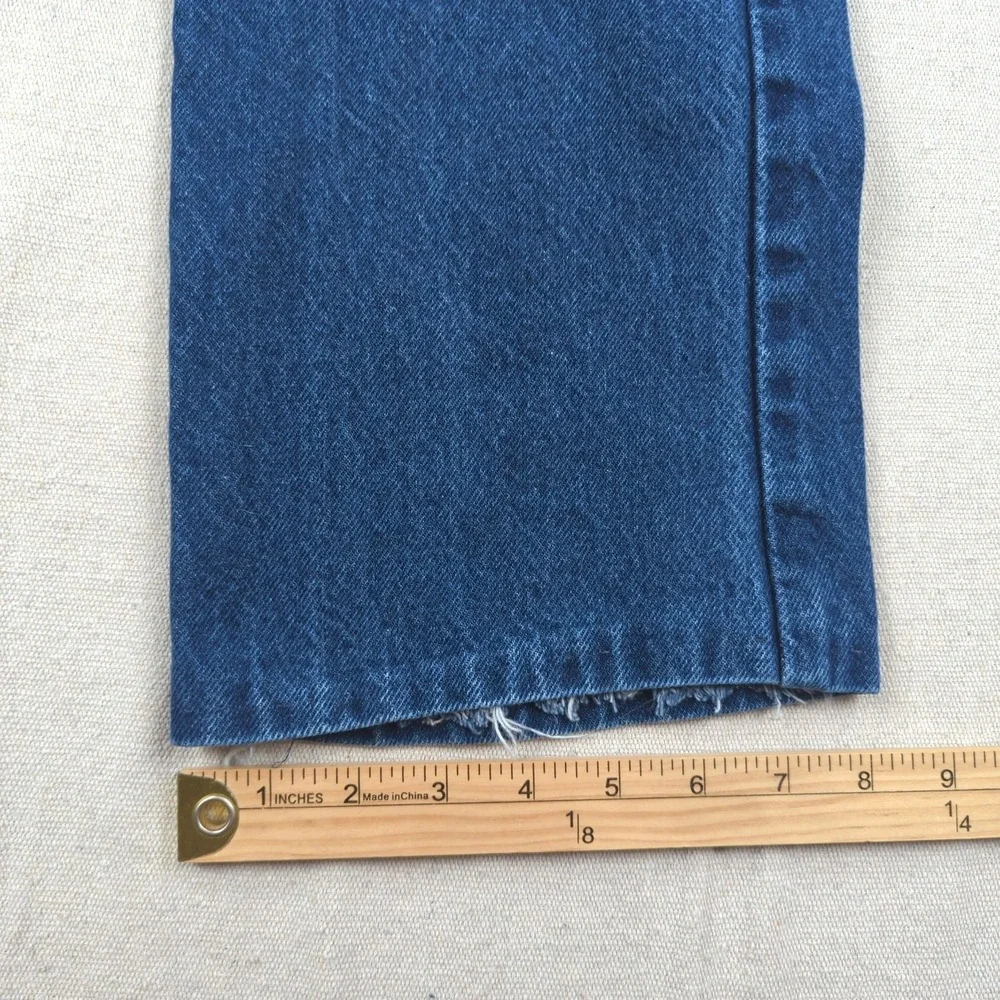 Vintage Levis Jeans Mens 34x30*‎ Blue 517 Boot Cut Orange Tab Hemmed 70s 80s